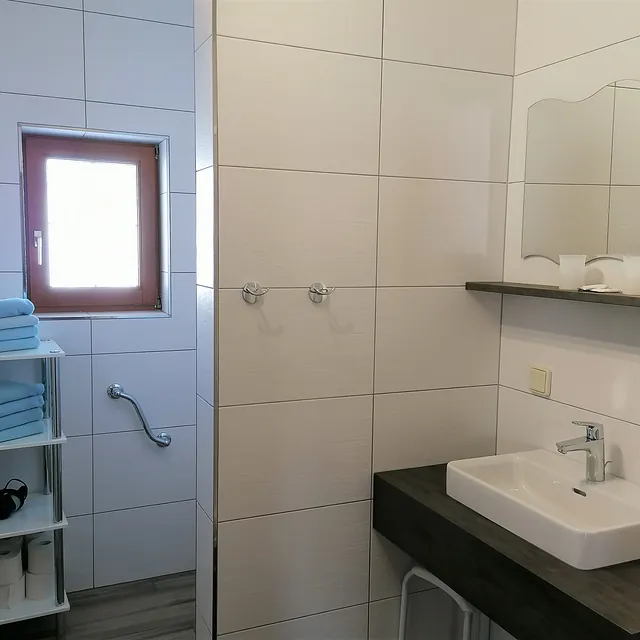 Rosenwohnung Dusche-WC